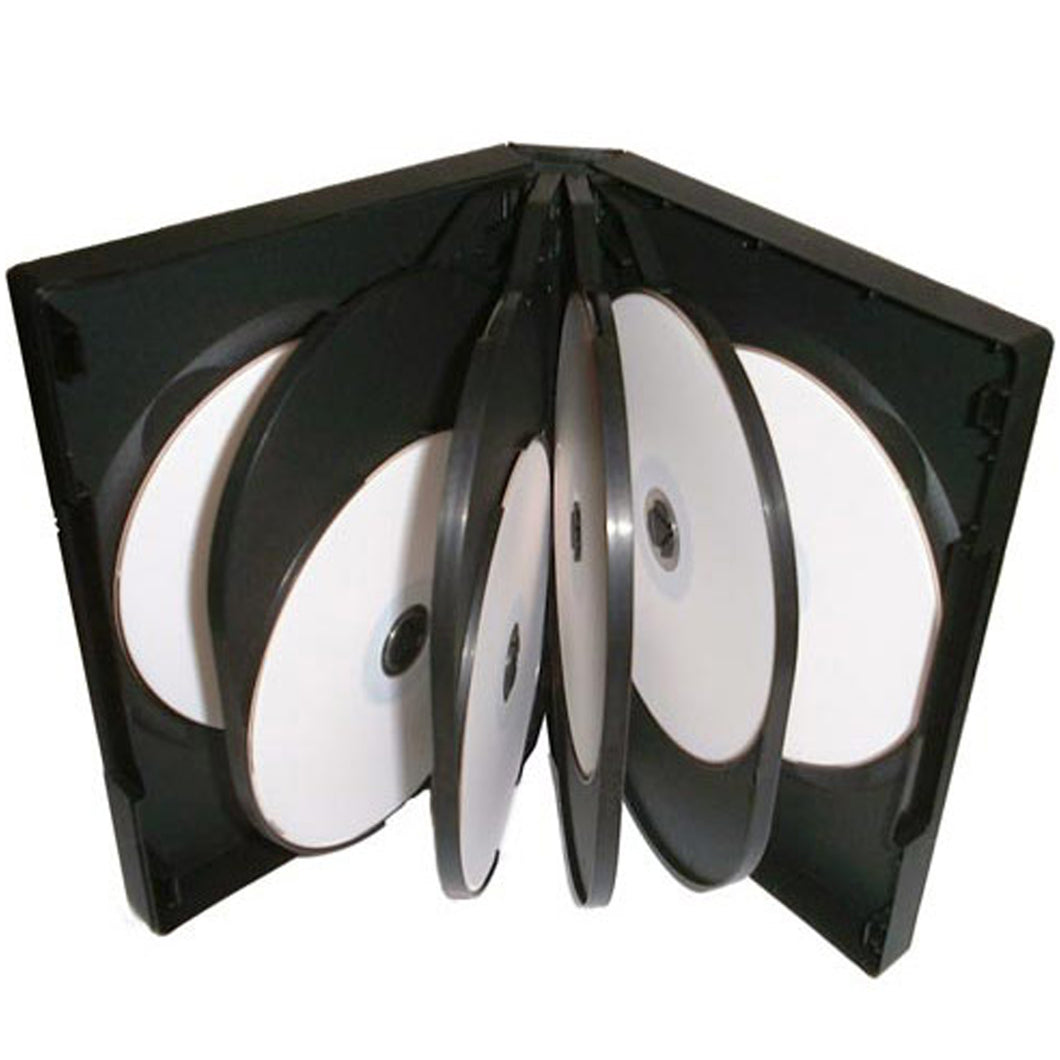 33mm 10 Way DVD Case Black - Media Replication