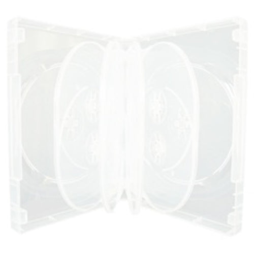 36mm 10 Way DVD Case Clear - Media Replication