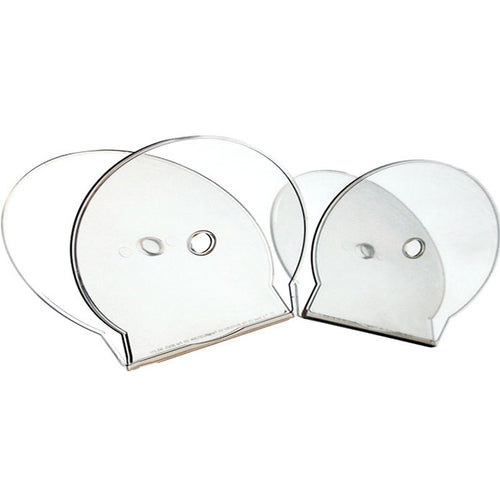 Double Round Clam Shell CD Case Clear - Media Replication