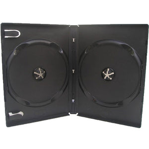 14mm Double DVD Case Black - Media Replication