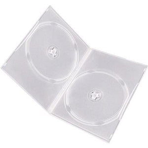 14mm Double DVD Case Clear - Media Replication