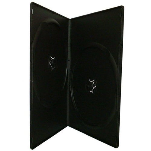 7mm Double Slimline DVD Case Black - Media Replication