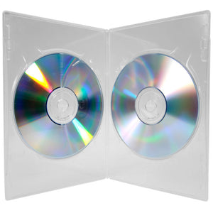 7mm Double Slimline DVD Case Clear - Media Replication
