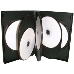 27mm 8 Way DVD Case Black - Media Replication