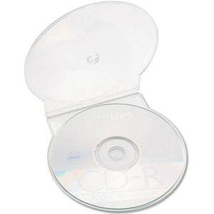 Single Round Clam Shell CD Case Clear - Media Replication