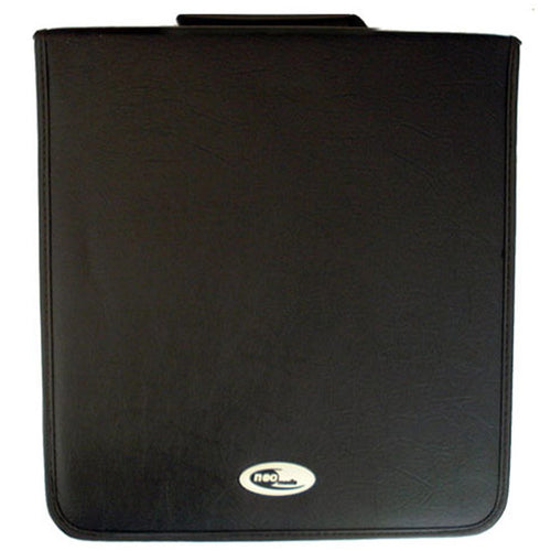 Neo Media 240 Capacity CD Storage Ring Binder Wallet Leather - Media Replication