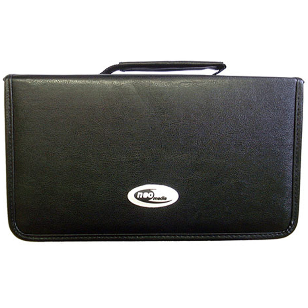 Neo Media 96 Capacity CD Storage Wallet Leather - Media Replication