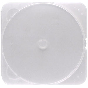 Single Square Clam Shell CD Case Clear - Media Replication